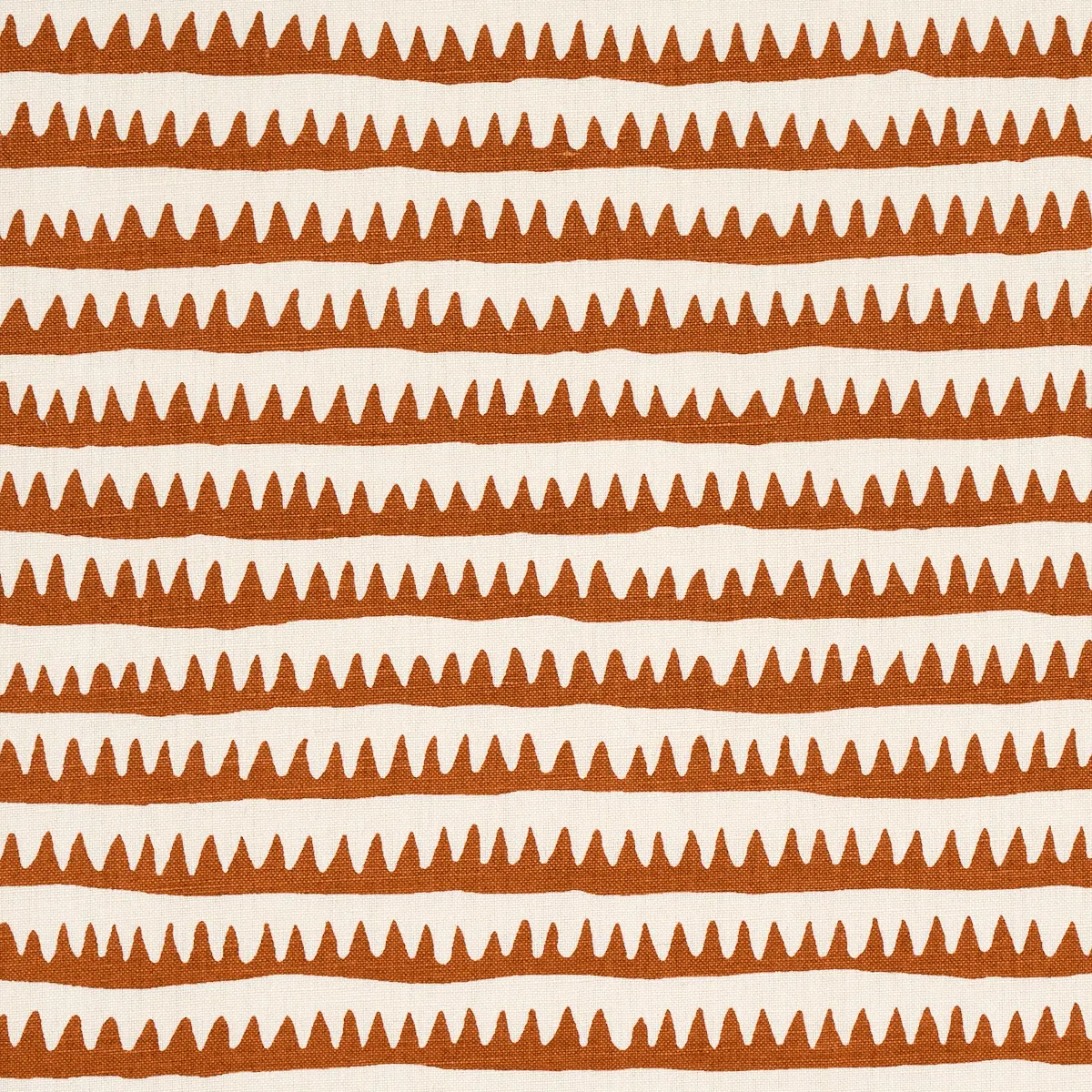 CORFU HAND PRINTED STRIPE_ RUST