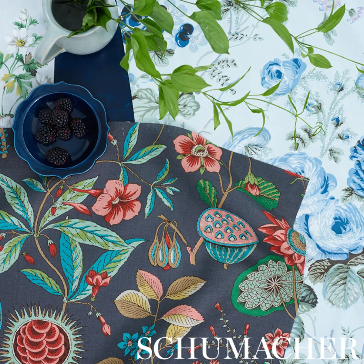 SALISBURY CHINTZ_ CELADON