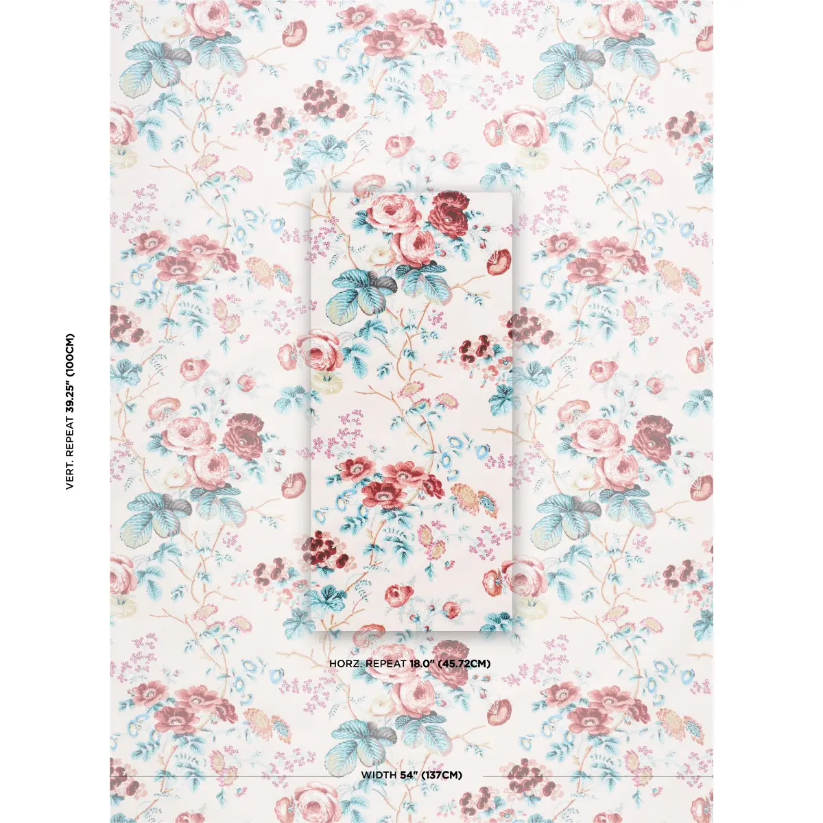 SALISBURY CHINTZ_ ROSE