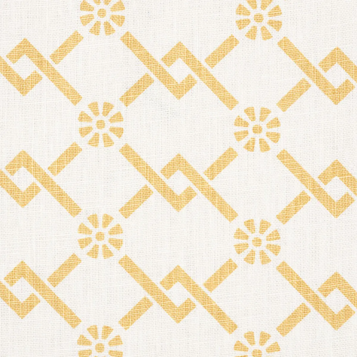FRETWORK FLOWER_ SAFFRON