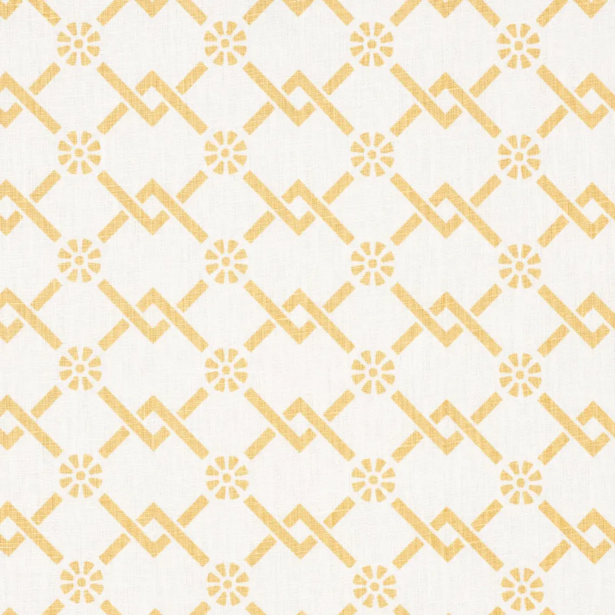 FRETWORK FLOWER_ SAFFRON