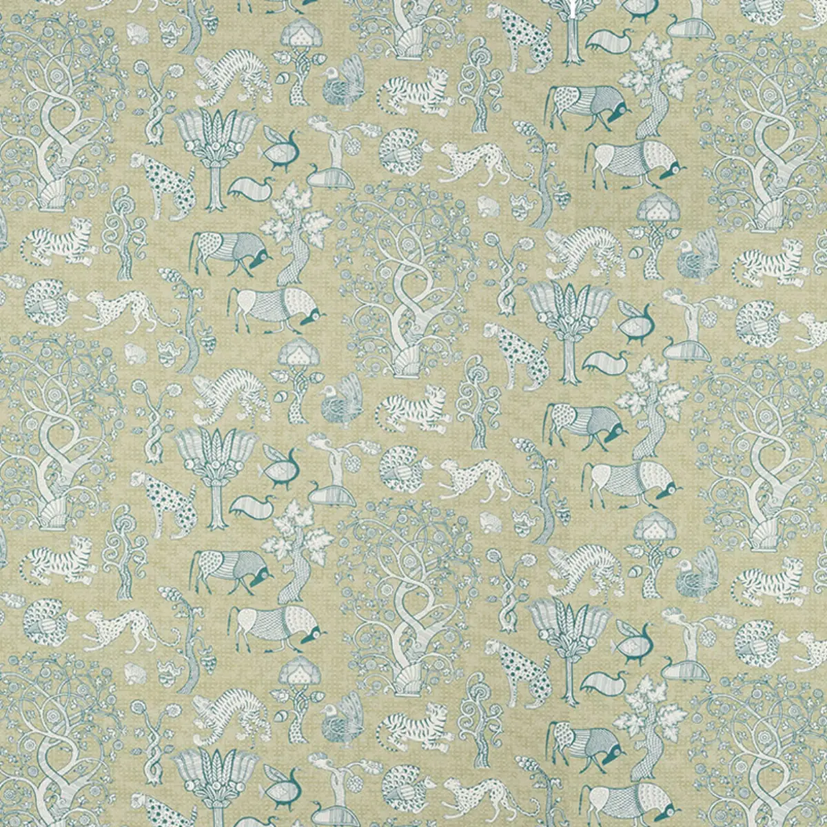 ANIMALIA_ PEACOCK & LEAF