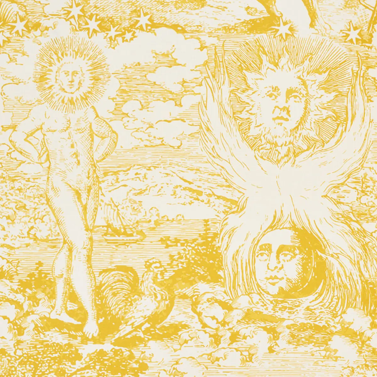 MODERN TOILE_ YELLOW