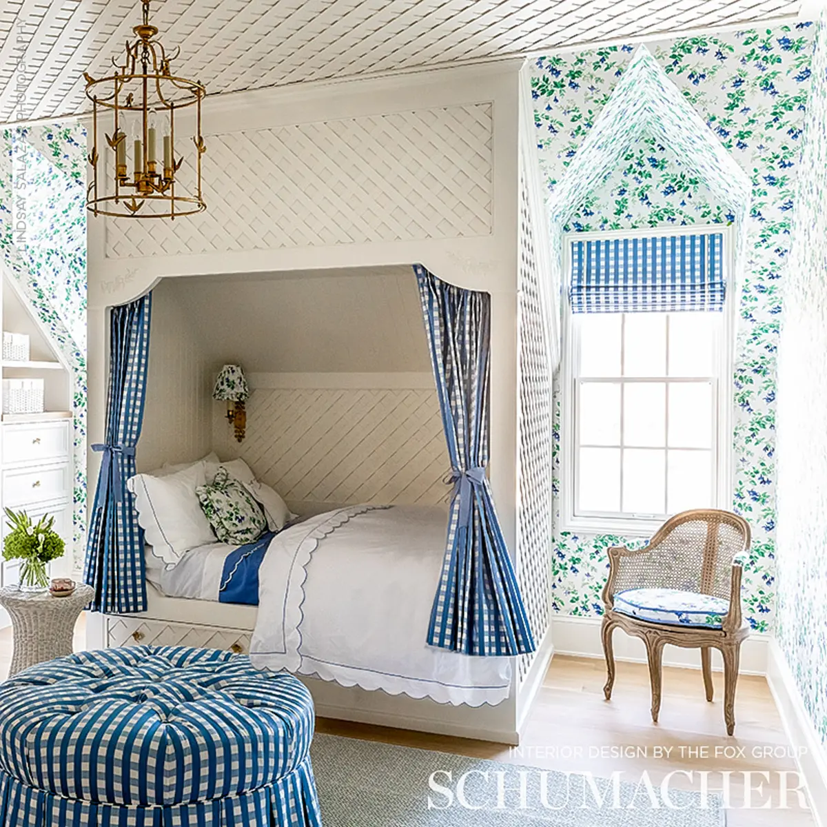 GARDEN GATE CHINTZ_ COBALT