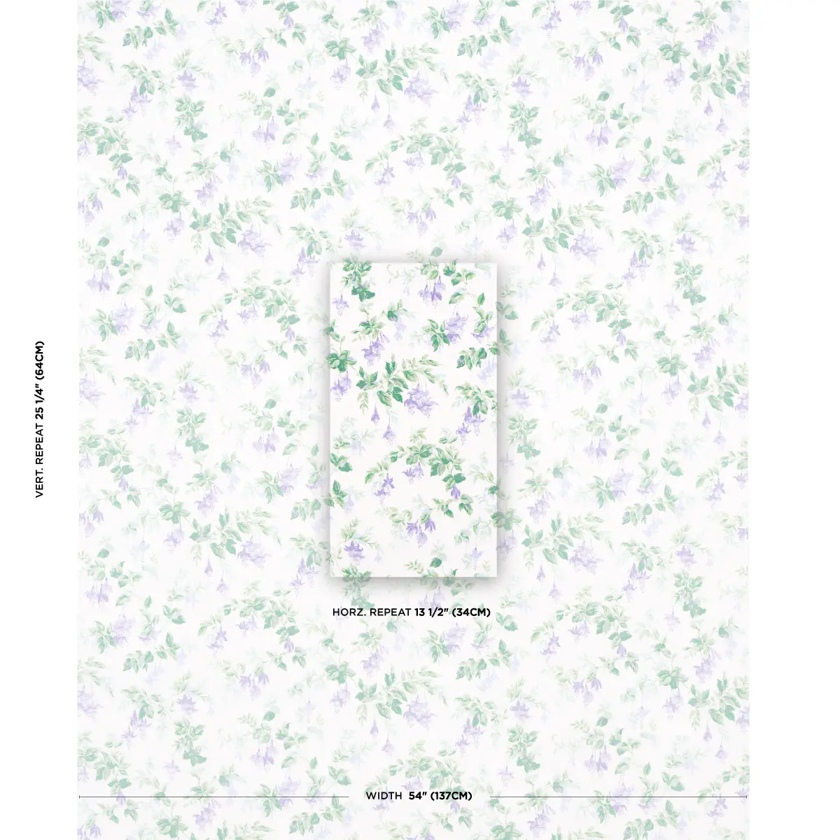 GARDEN GATE CHINTZ_ LAVENDER