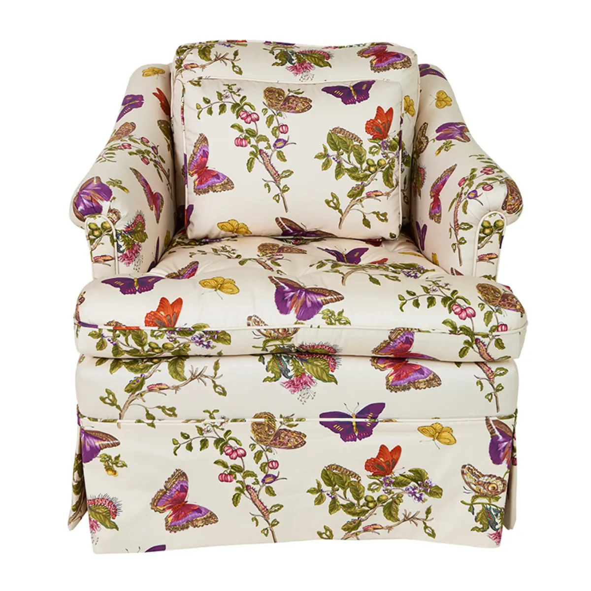 BAUDIN BUTTERFLY CHINTZ_ PURPLE