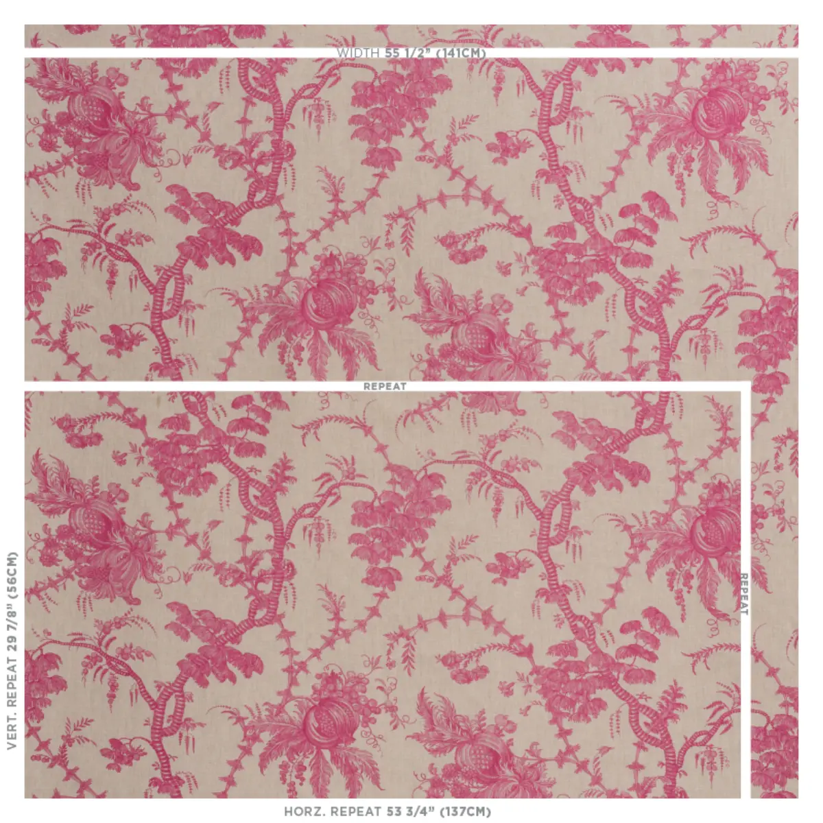 SAN CRISTOBAL TOILE_ MAGENTA