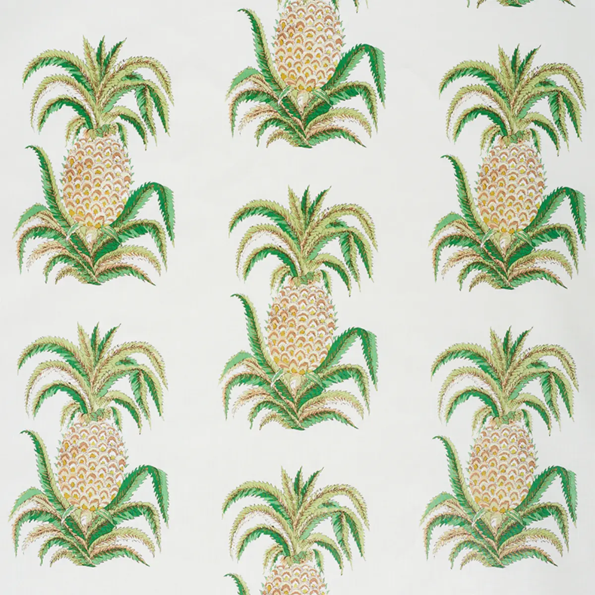 PINEAPPLES CHINTZ_ IVORY