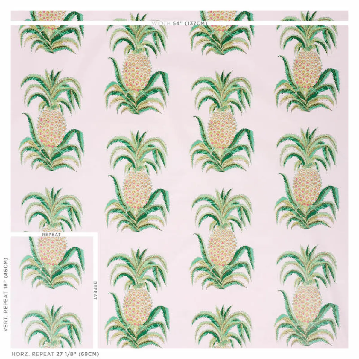 PINEAPPLES CHINTZ_ BLUSH