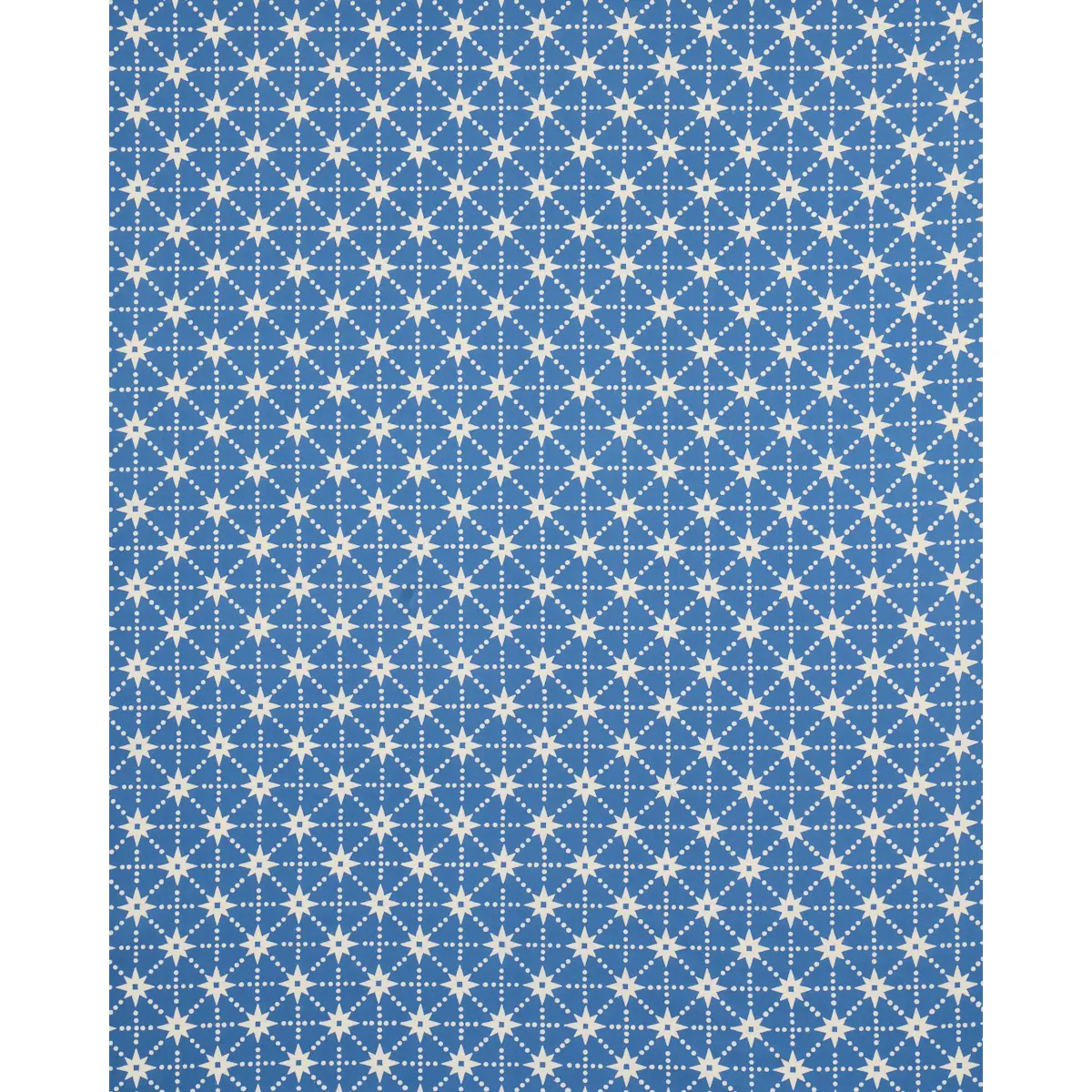 STARS HAND BLOCK PRINT_ BLUE