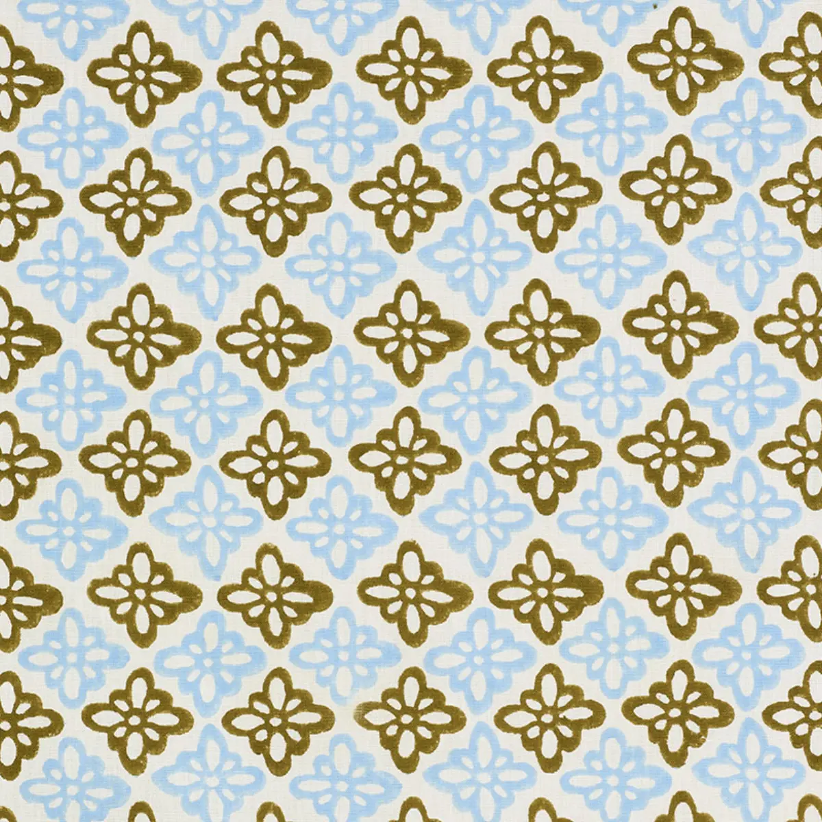 PATTEE HAND BLOCK PRINT_ KHAKI