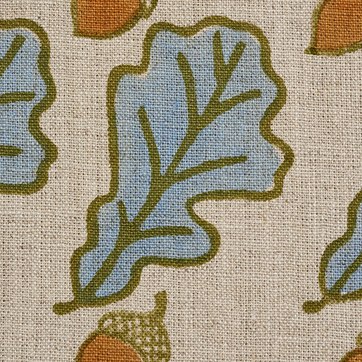 OAK HAND BLOCK PRINT_ BLUE
