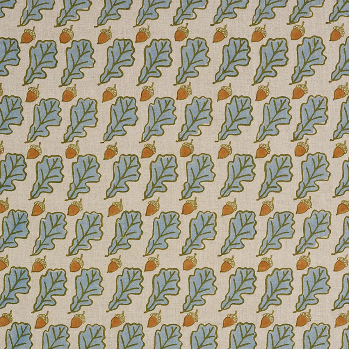 OAK HAND BLOCK PRINT_ BLUE