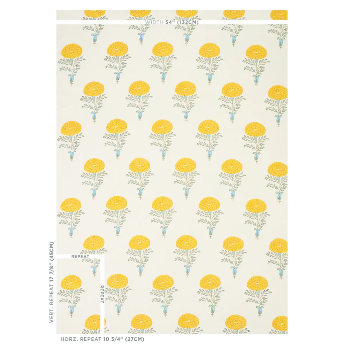MARIGOLD HAND BLOCK PRINT_ YELLOW