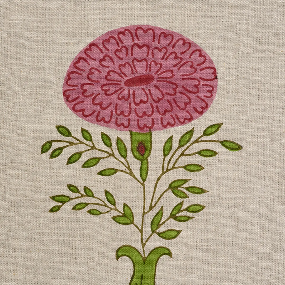 MARIGOLD HAND BLOCK PRINT_ PINK
