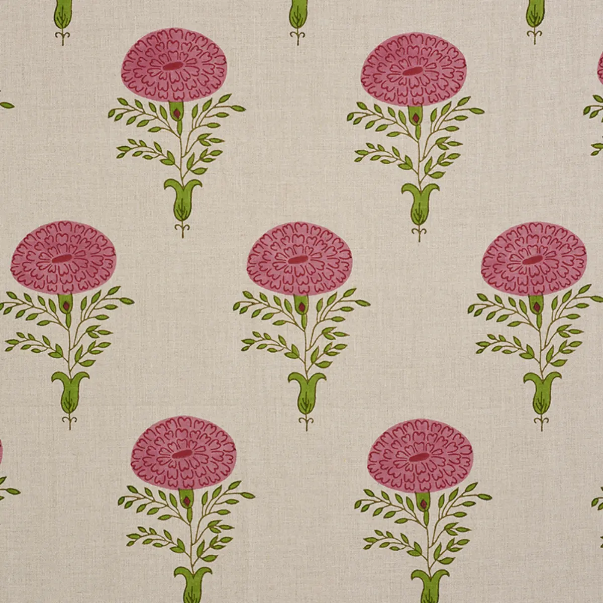 MARIGOLD HAND BLOCK PRINT_ PINK