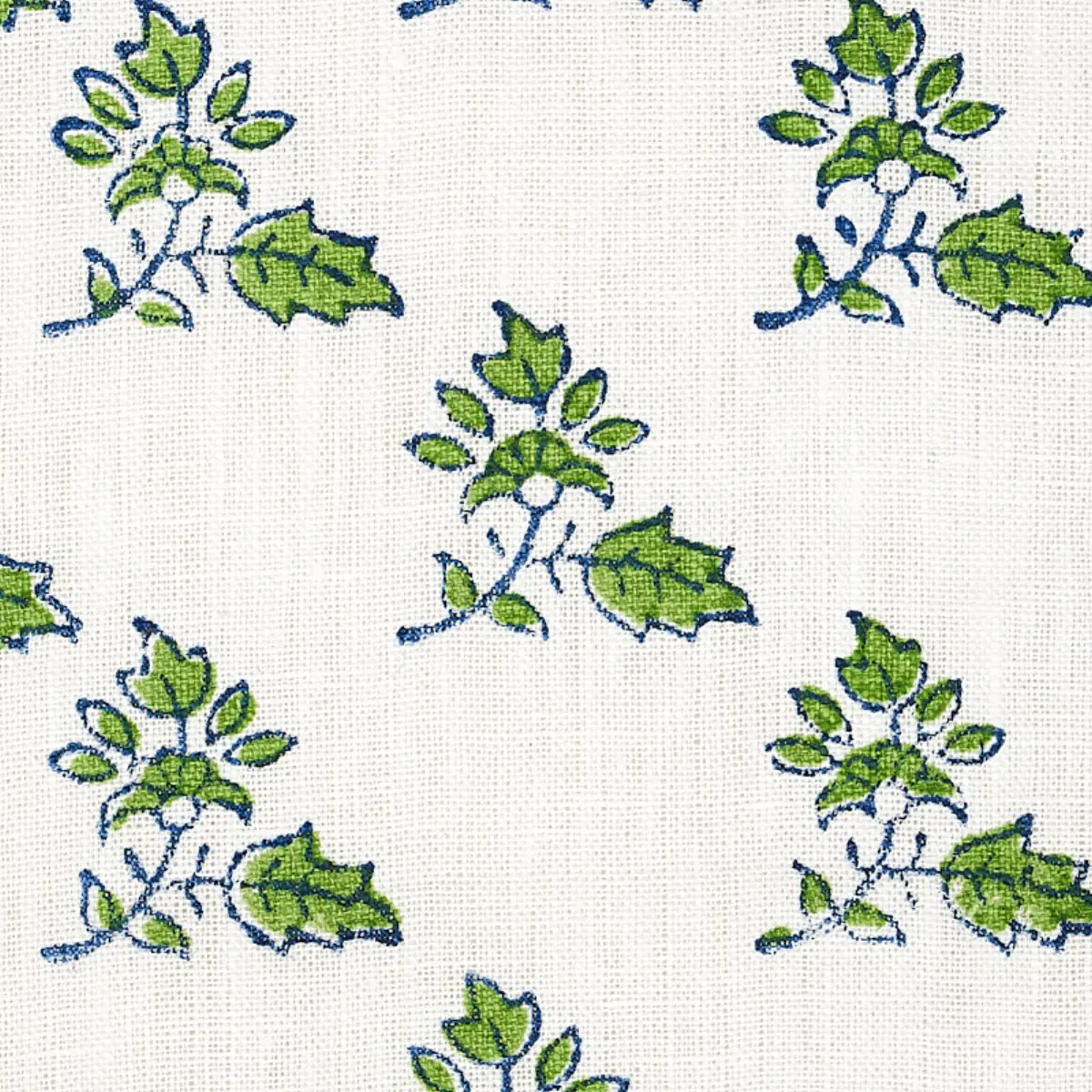 TORBAY HAND-BLOCK PRINT_ GREEN