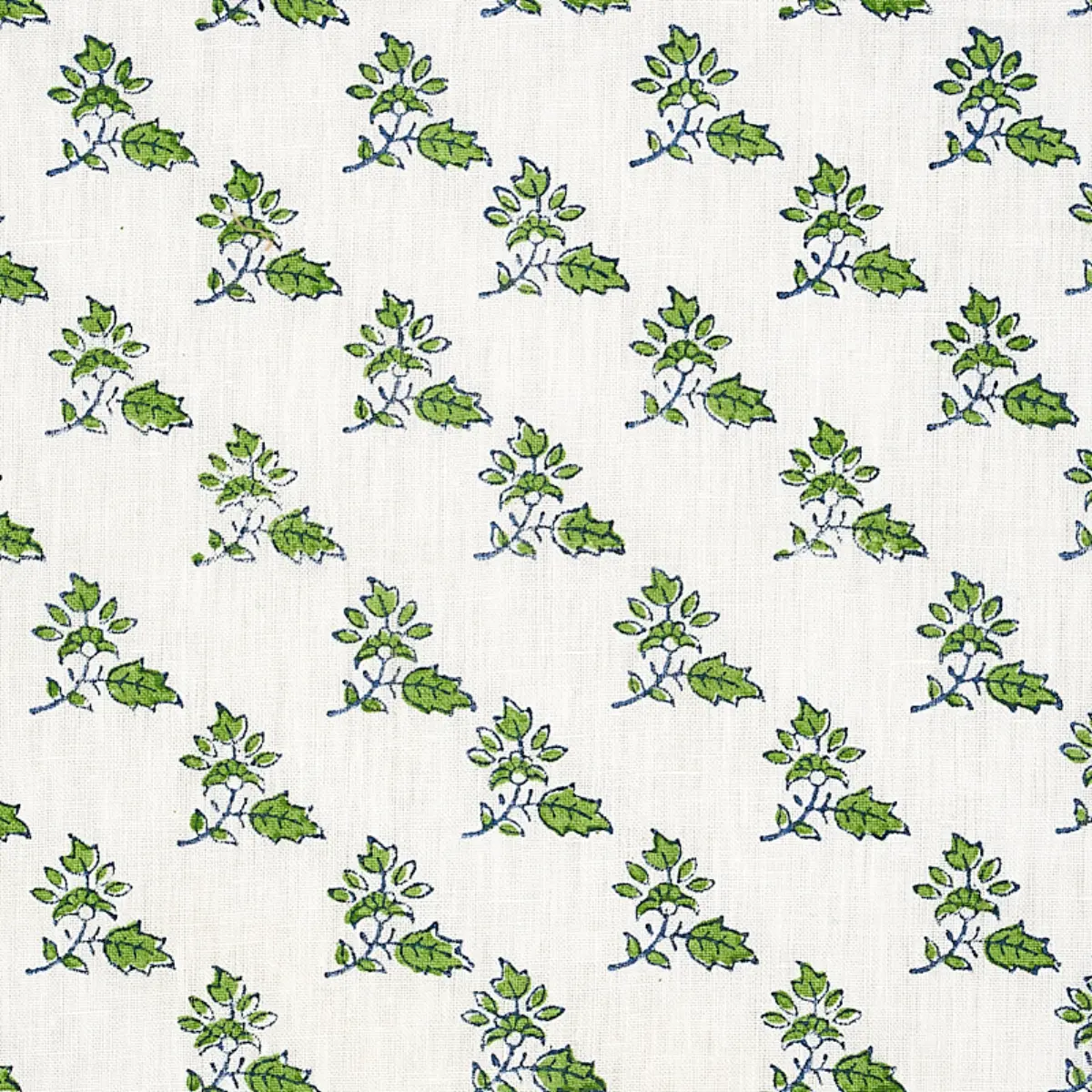 TORBAY HAND-BLOCK PRINT_ GREEN