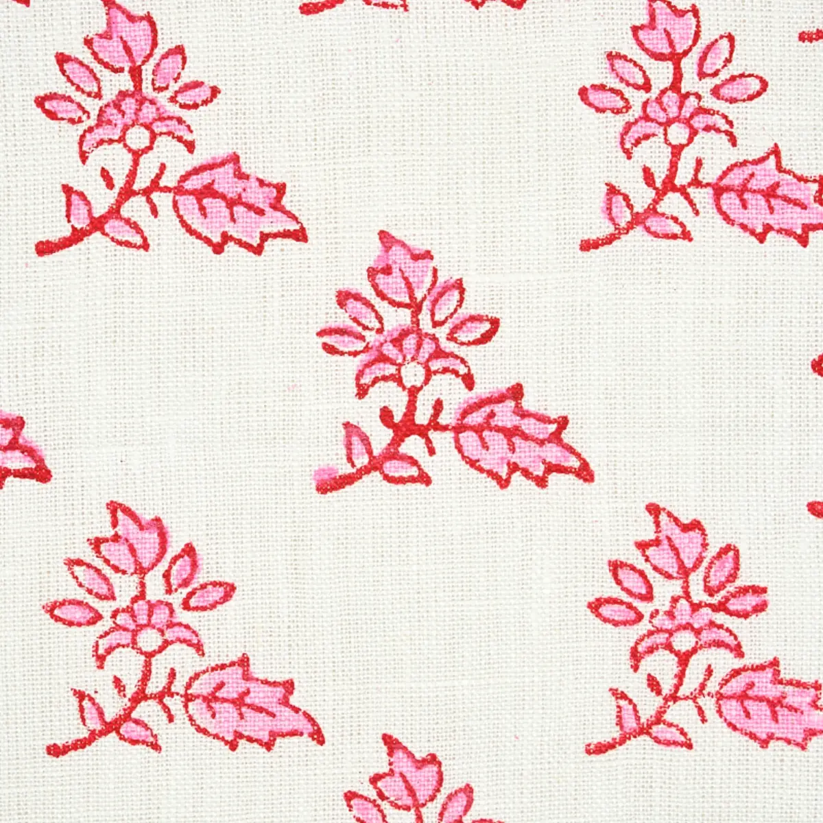 TORBAY HAND-BLOCK PRINT_ PINK