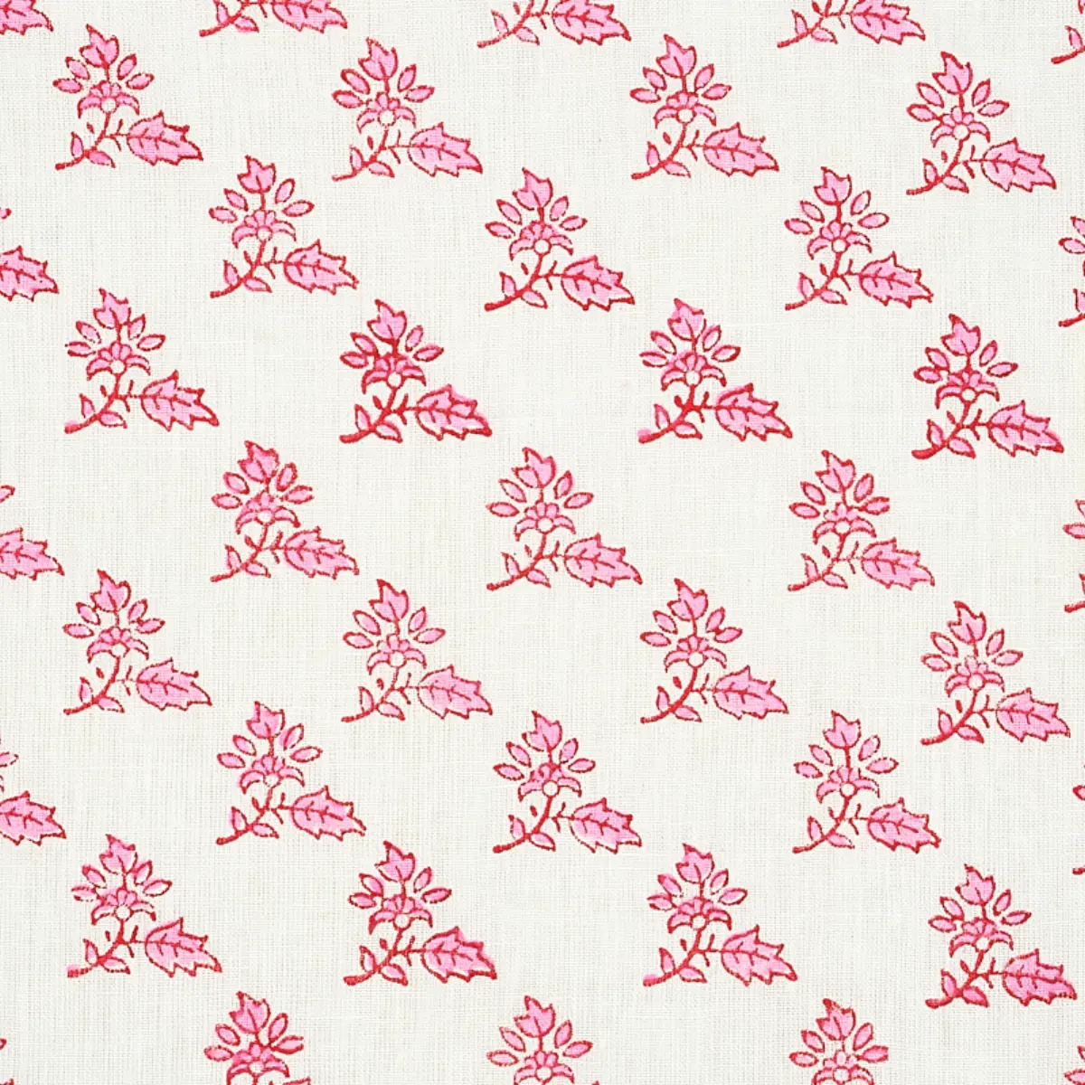 TORBAY HAND-BLOCK PRINT_ PINK