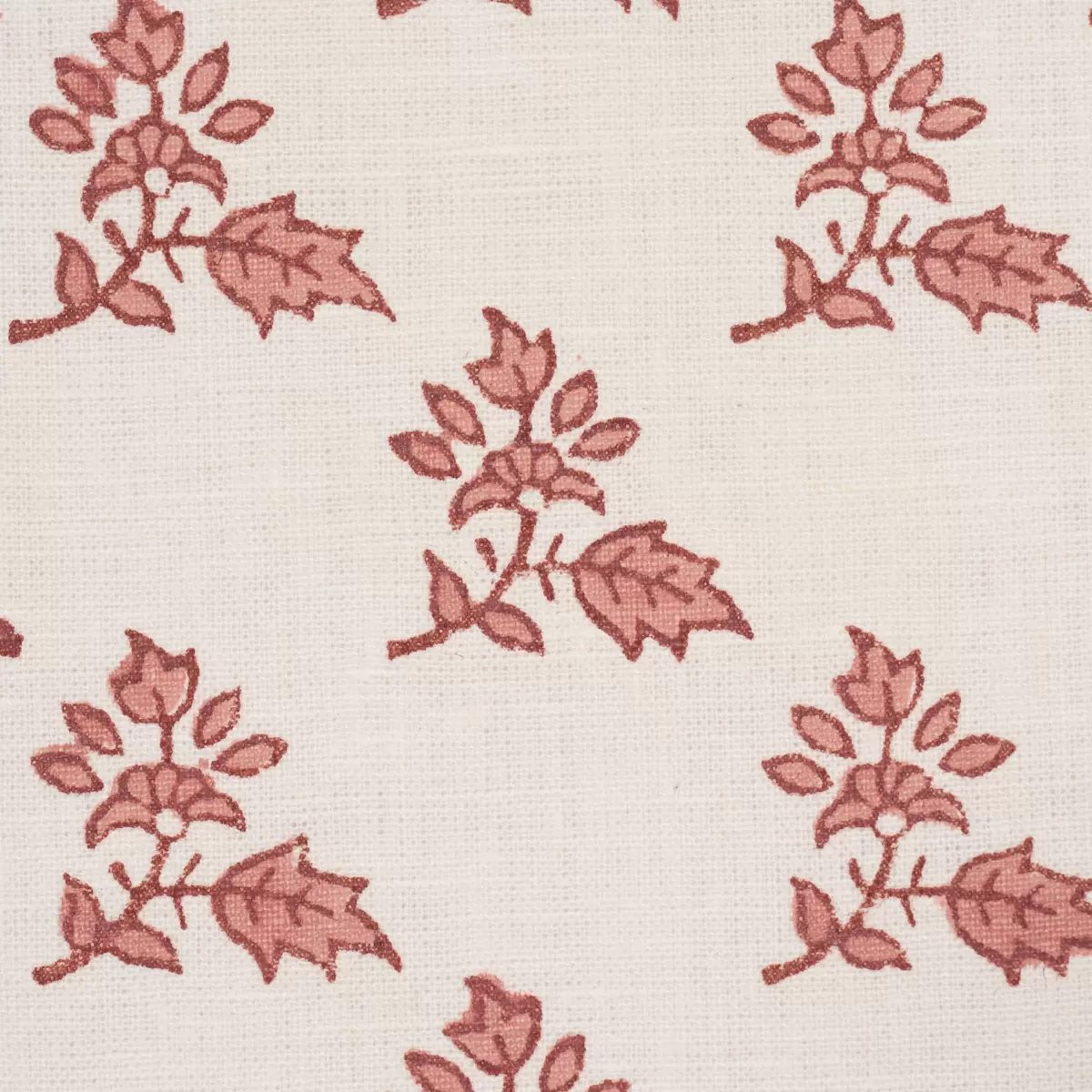 TORBAY HAND-BLOCK PRINT_ PERSIMMON