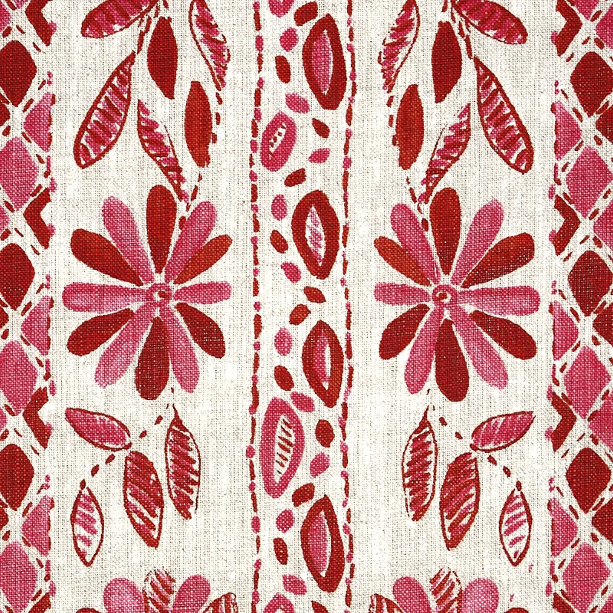 ZINNIA HANDMADE PRINT_ PINK