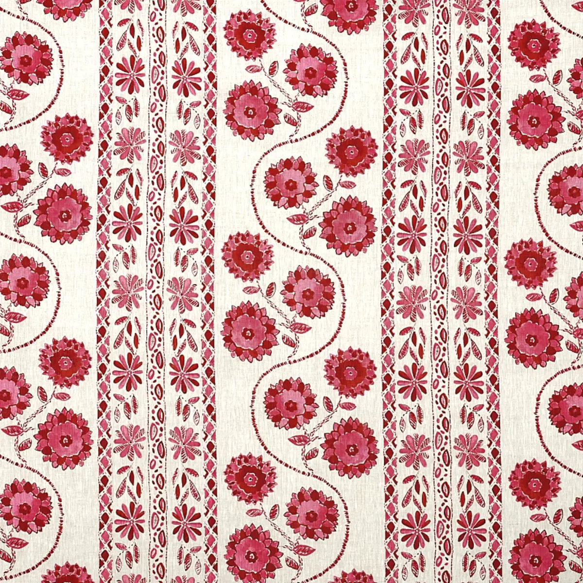 ZINNIA HANDMADE PRINT_ PINK