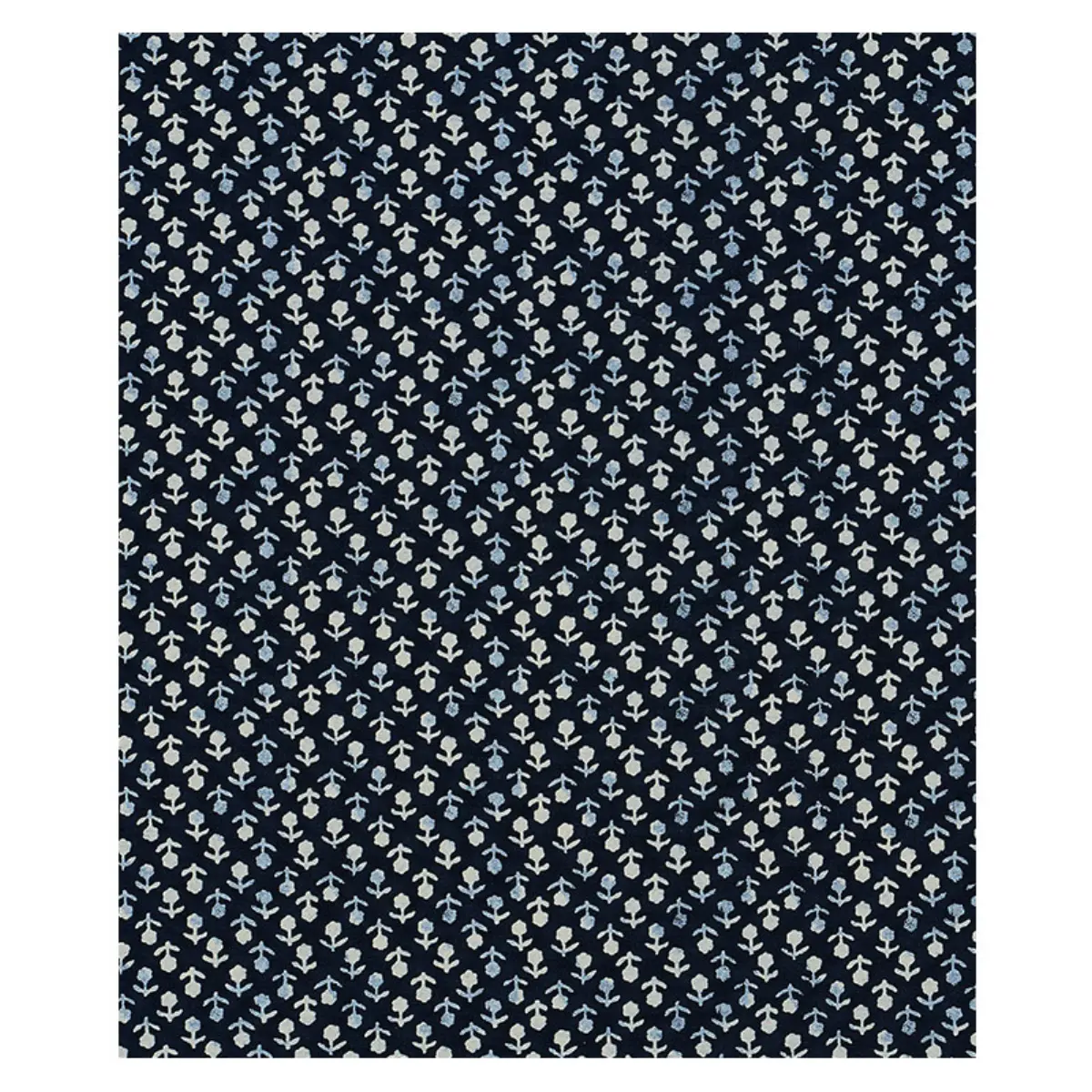 BEATRIZ HANDPRINT_ INDIGO