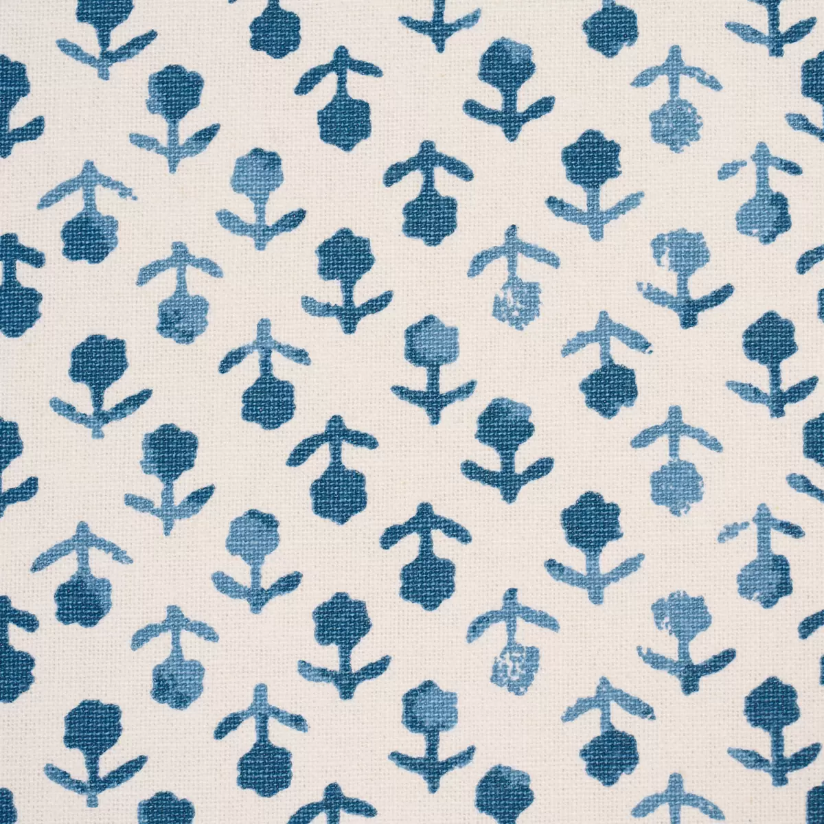 BEATRIZ HANDPRINT_ COBALT