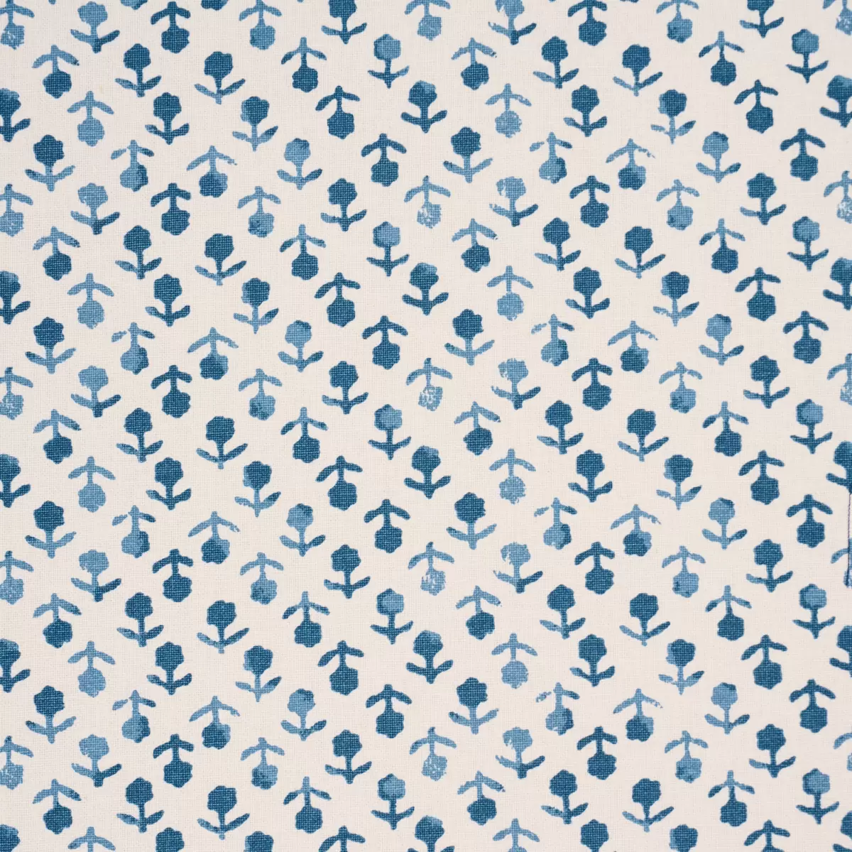 BEATRIZ HANDPRINT_ COBALT