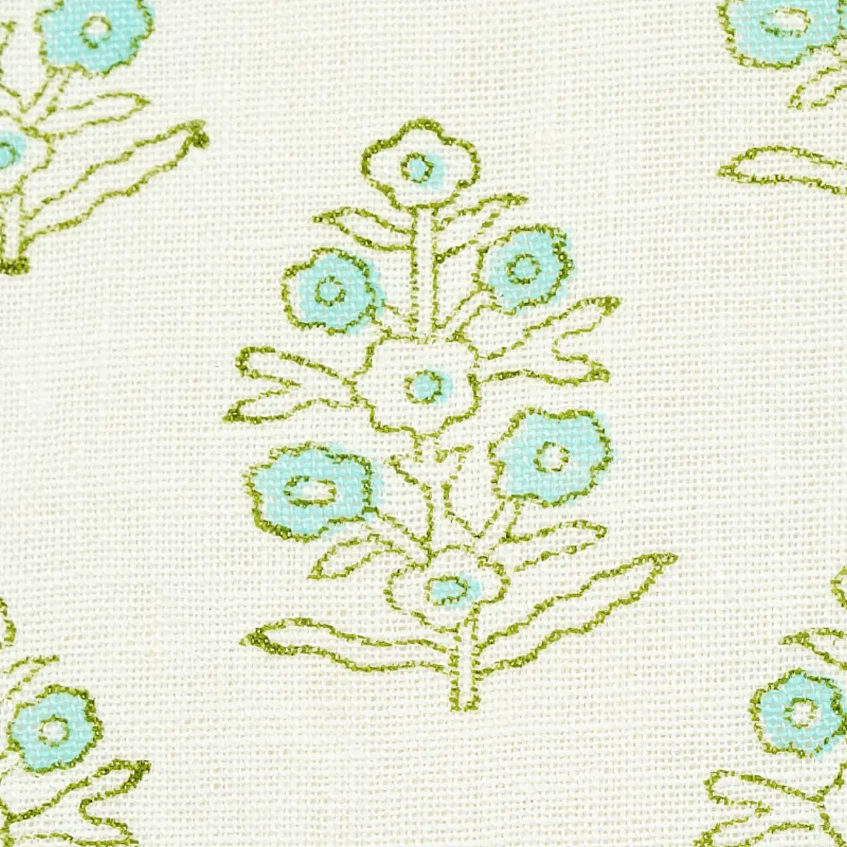 ADITI HAND-BLOCK PRINT_ GREEN