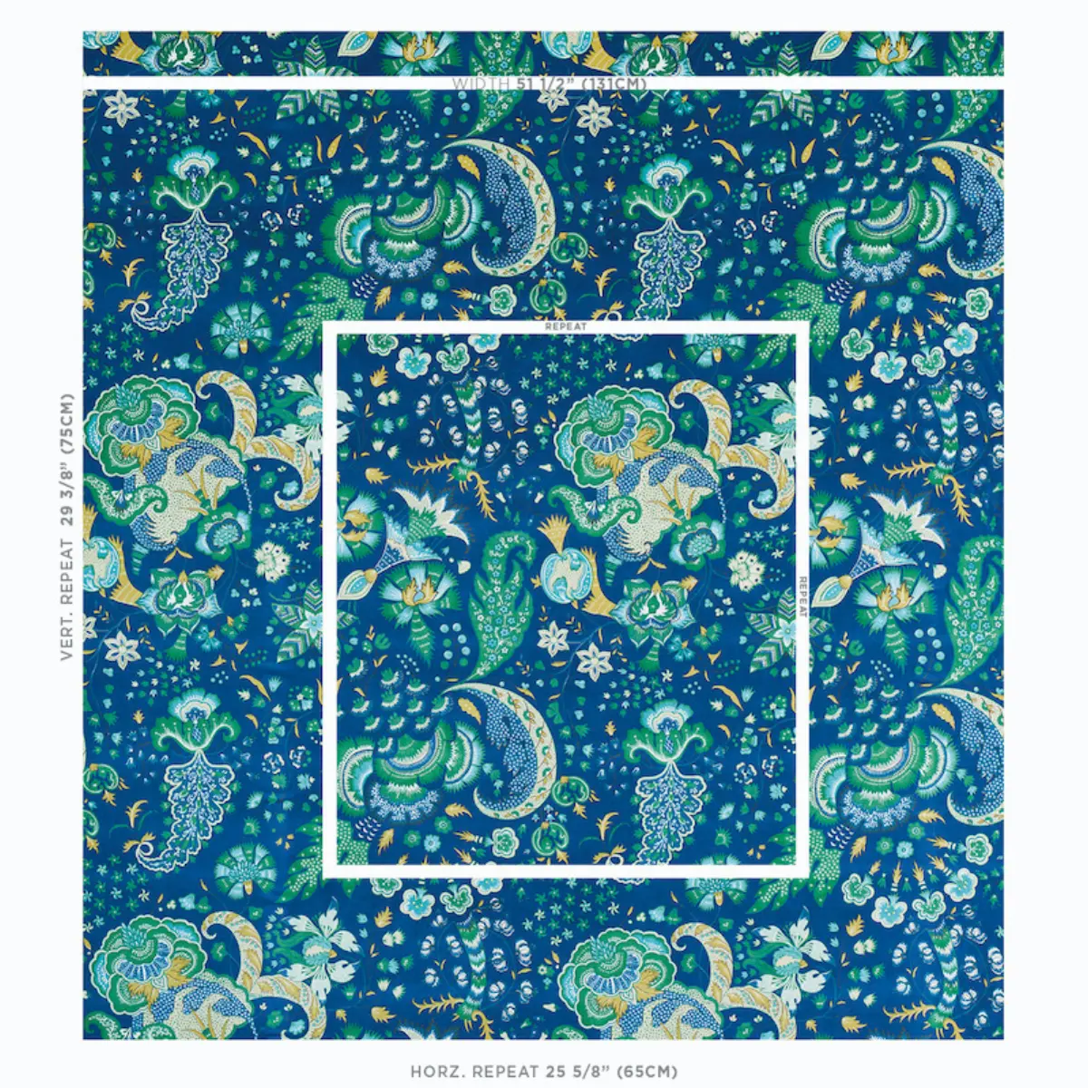 MAJORELLE VELVET_ BLUE