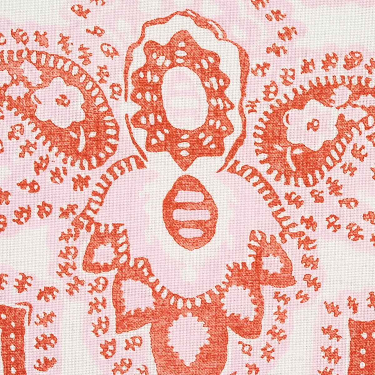 AMALIA MEDALLION HANDMADE PRINT_ PINK