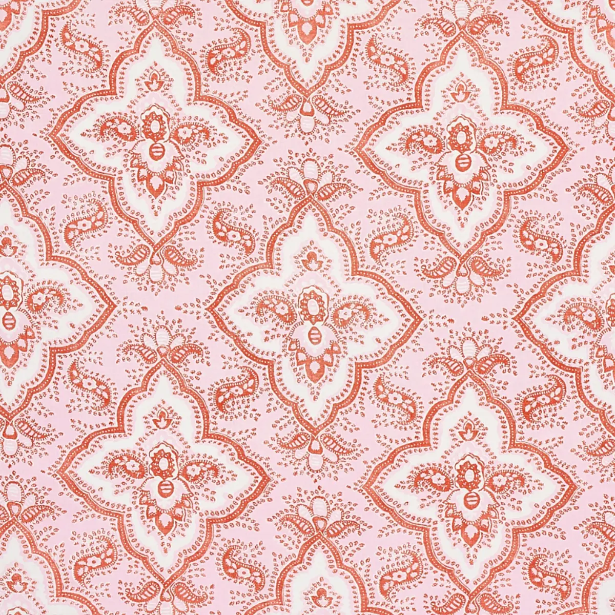 AMALIA MEDALLION HANDMADE PRINT_ PINK