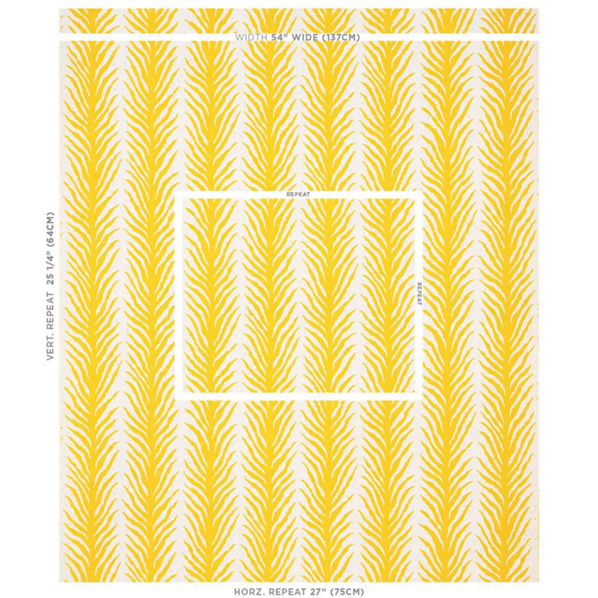 CREEPING FERN PRINT_ LEMONADE