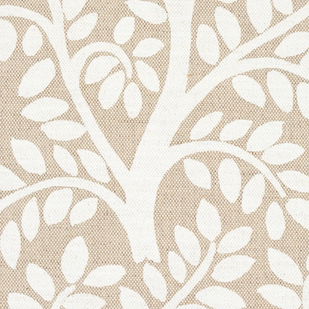 TEMPLE GARDEN II_ IVORY ON UNBLEACHED