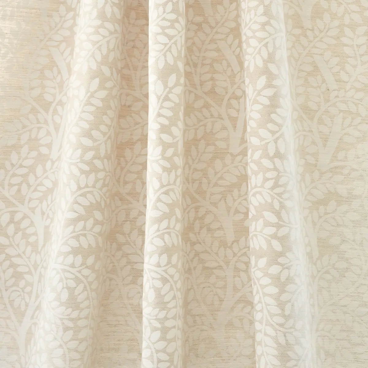 TEMPLE GARDEN II_ IVORY ON UNBLEACHED