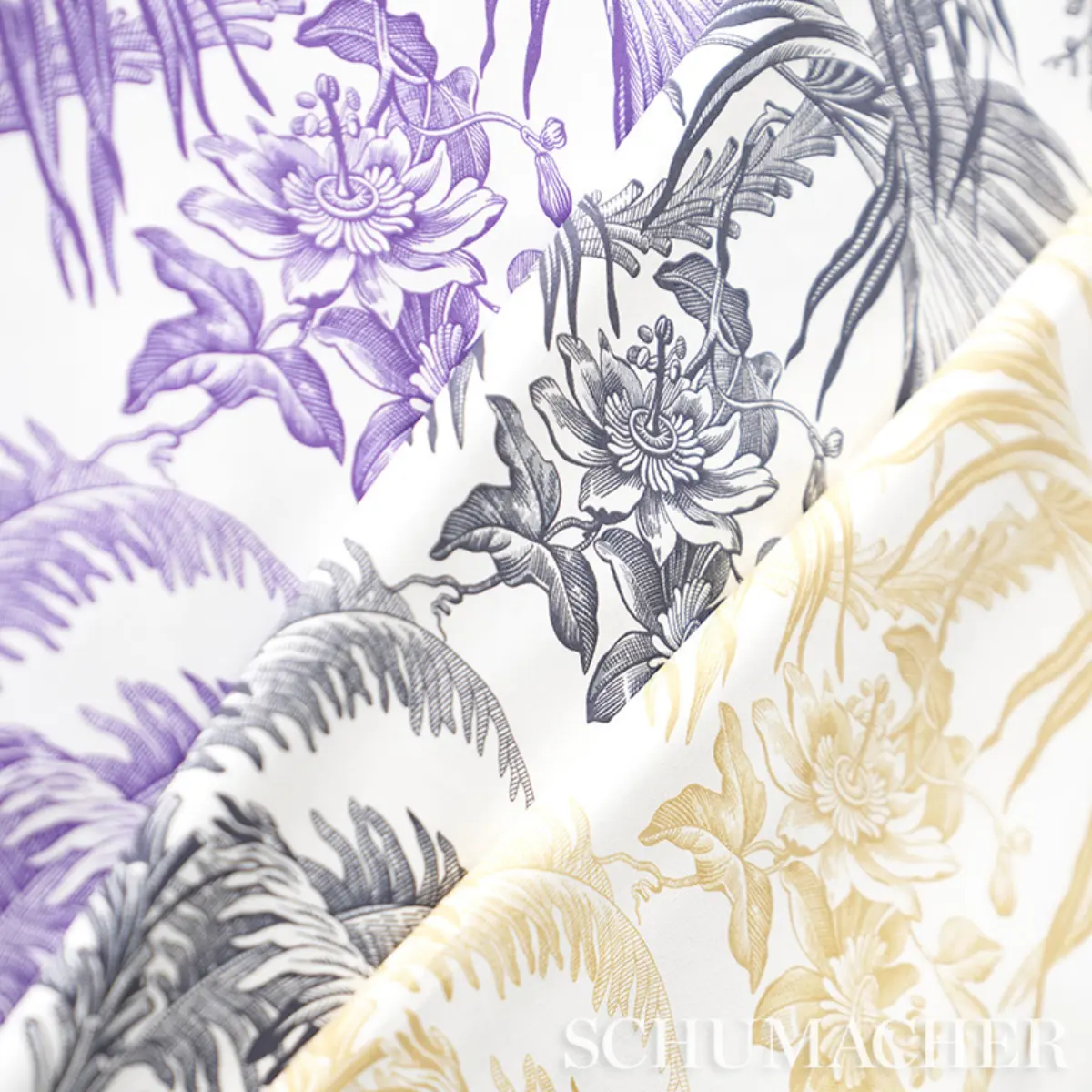 TOILE TROPIQUE_ BLACK