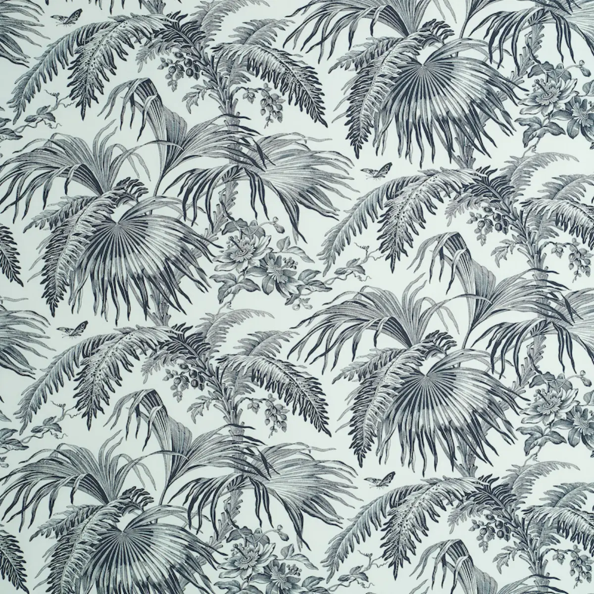 TOILE TROPIQUE_ BLACK
