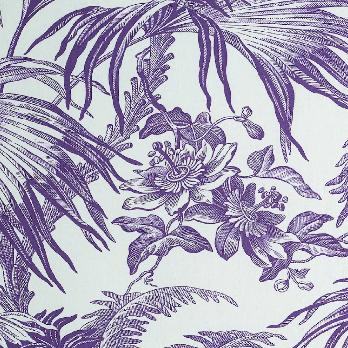 TOILE TROPIQUE_ PURPLE
