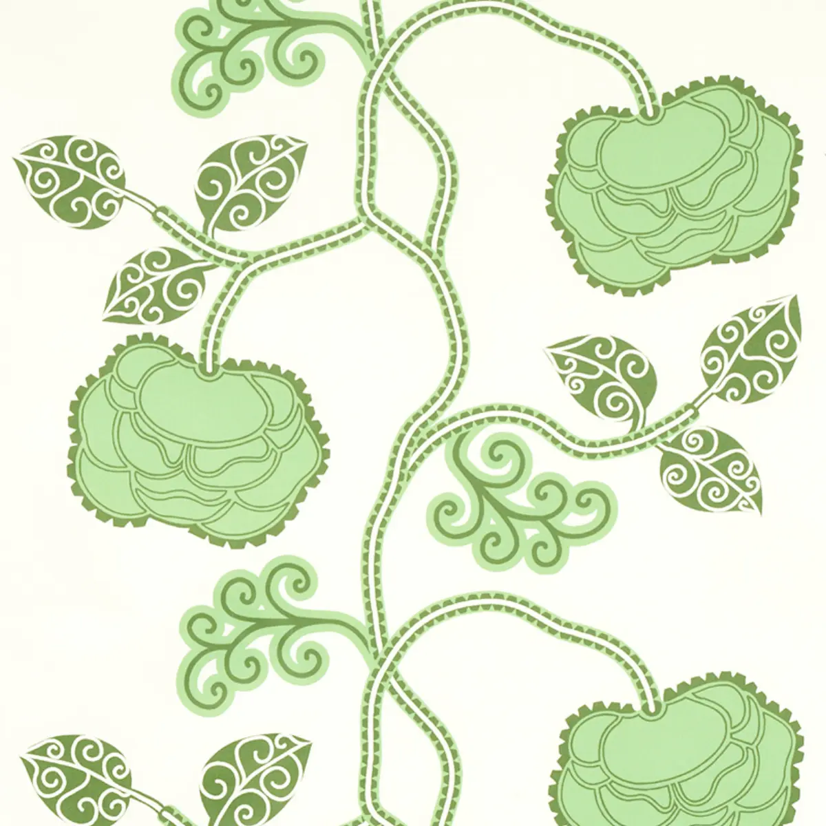 QUEEN FRUIT CHINTZ_ JADE
