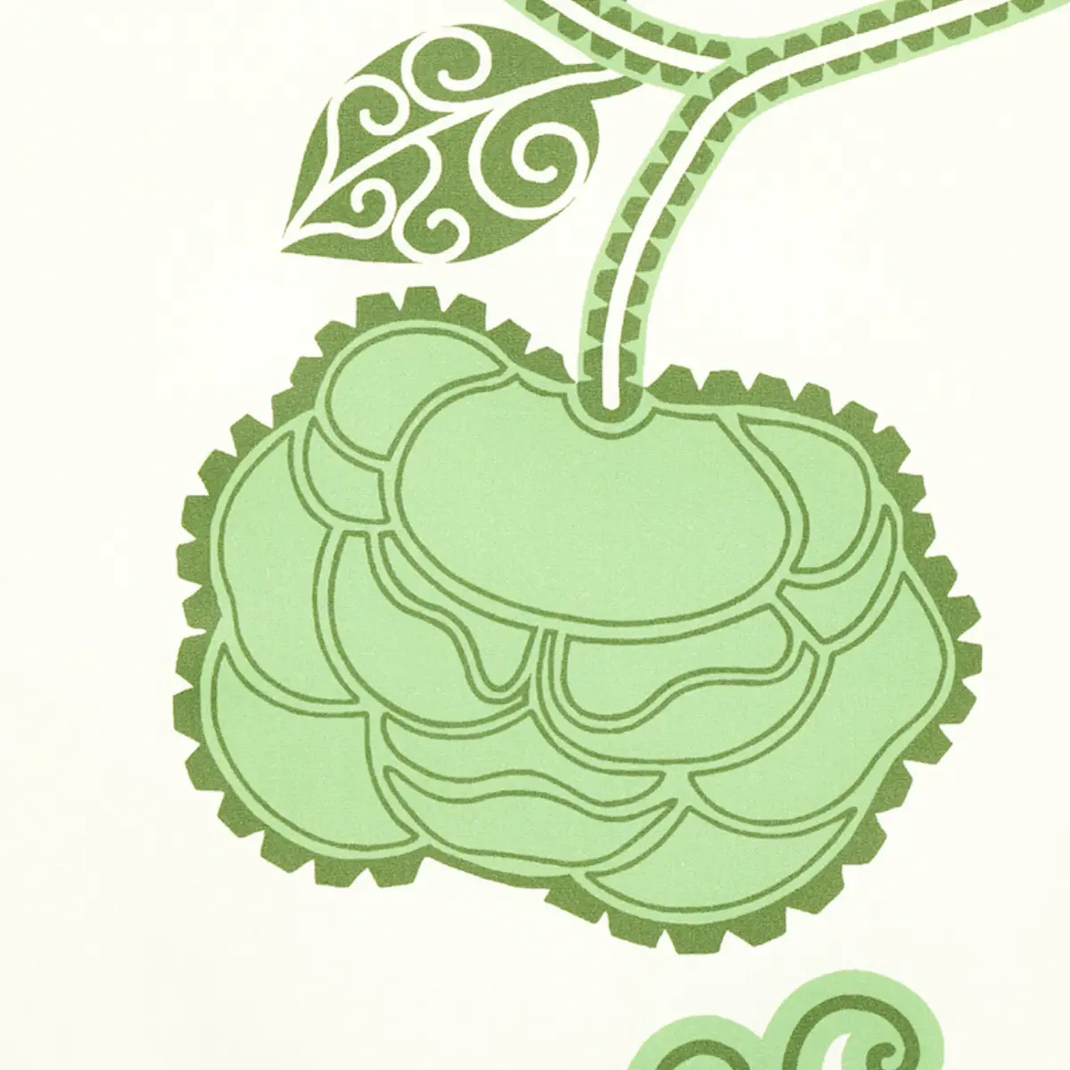 QUEEN FRUIT CHINTZ_ JADE