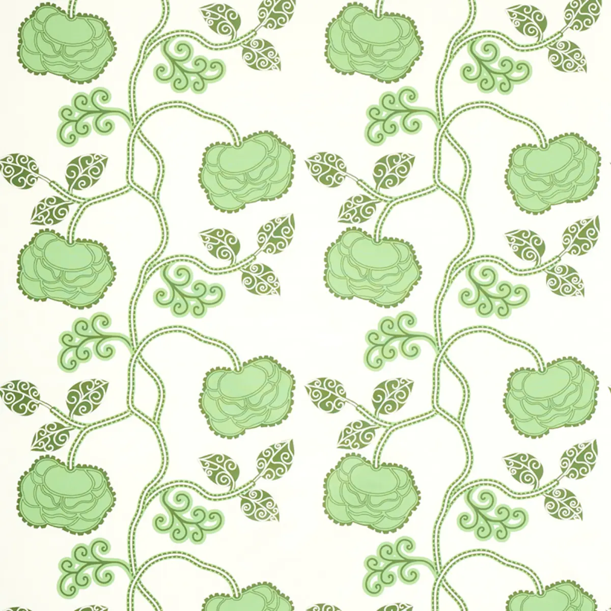 QUEEN FRUIT CHINTZ_ JADE