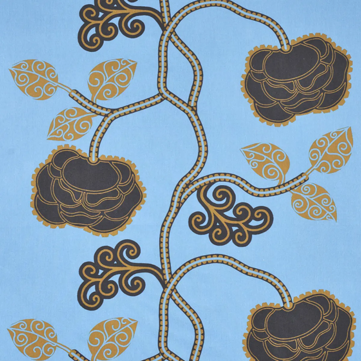 QUEEN FRUIT CHINTZ_ LAPIS