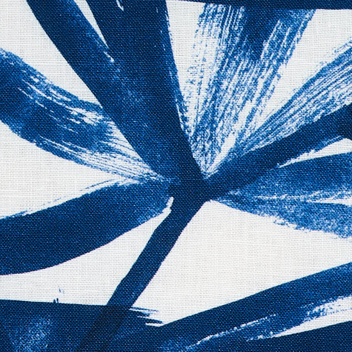 SUNLIT PALM LINEN_ BLUE