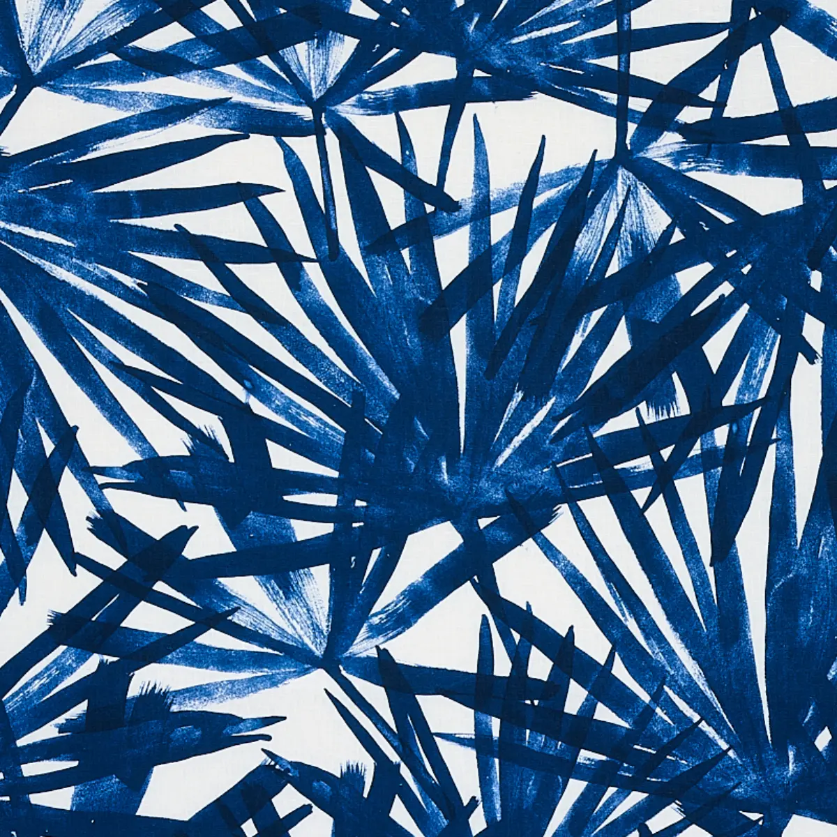 SUNLIT PALM LINEN_ BLUE