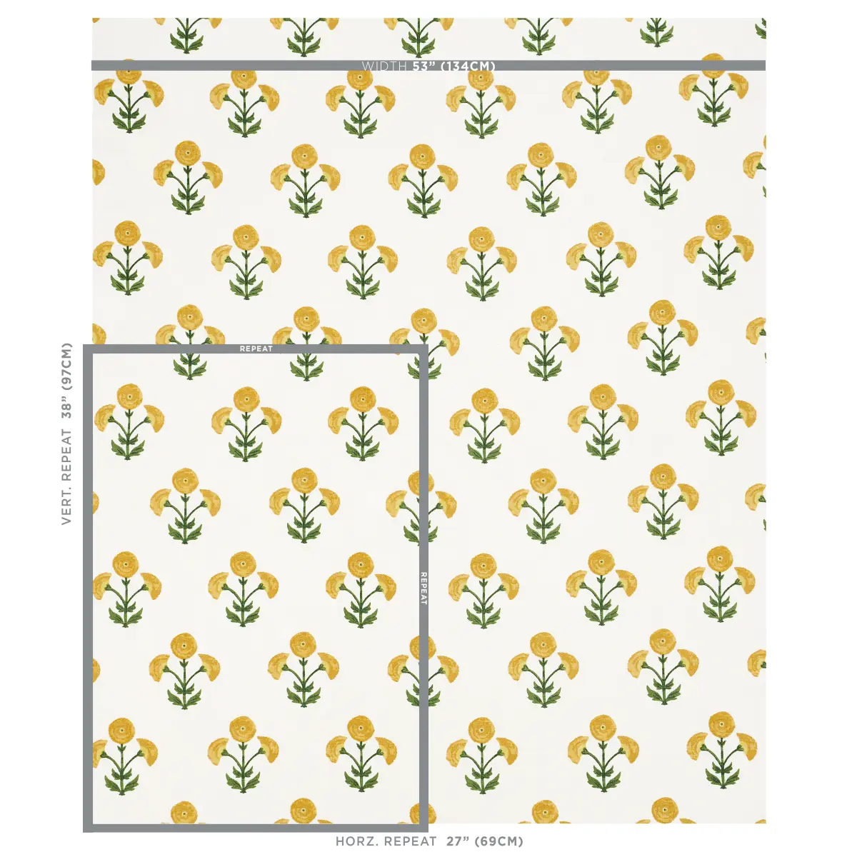 Saranda Flower Embroidery_ MARIGOLD