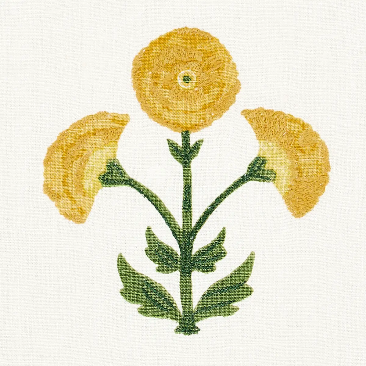 Saranda Flower Embroidery_ MARIGOLD