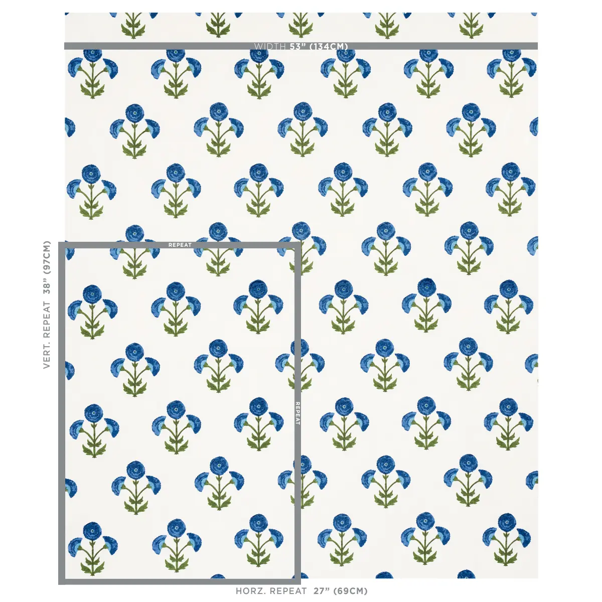 Saranda Flower Embroidery_ ROYAL