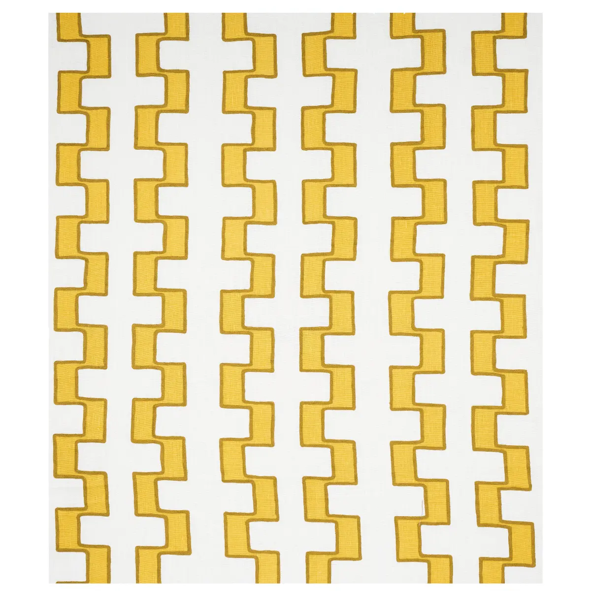 DIXON EMBROIDERED PRINT LINEN_ YELLOW